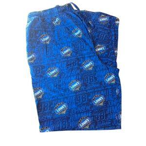 Y2K Nascar Jimmy Johnson  Men's Pajama Pants Size Large